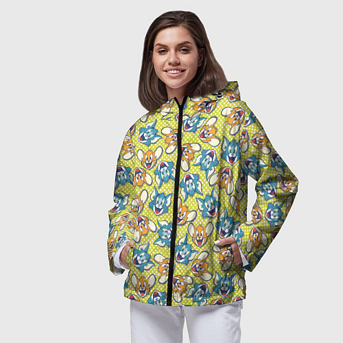 Женская ветровка Jerry: Pattern / 3D-Черный – фото 3