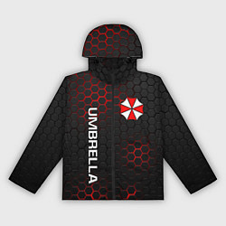 Ветровка с капюшоном женская UMBRELLA CORP, цвет: 3D-черный