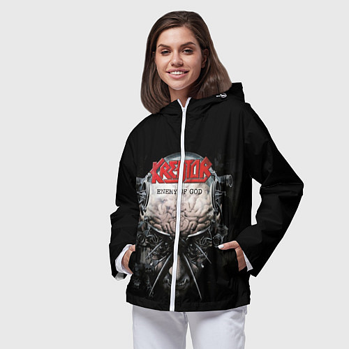 Женская ветровка Kreator 3 / 3D-Белый – фото 3