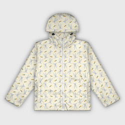 Ветровка с капюшоном женская Багз Банни паттерн, цвет: 3D-белый