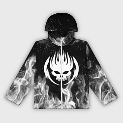 Ветровка с капюшоном женская THE OFFSPRING, цвет: 3D-белый
