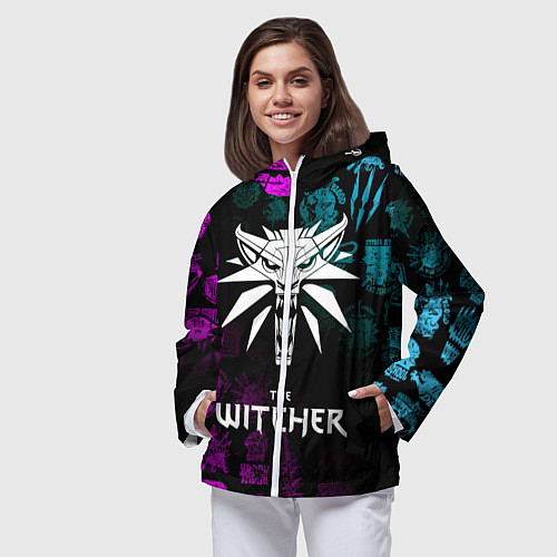 Женская ветровка ВЕДЬМАК / 3D-Белый – фото 3