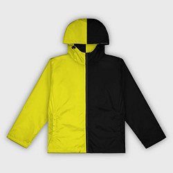 Ветровка с капюшоном женская BLACK YELLOW, цвет: 3D-черный