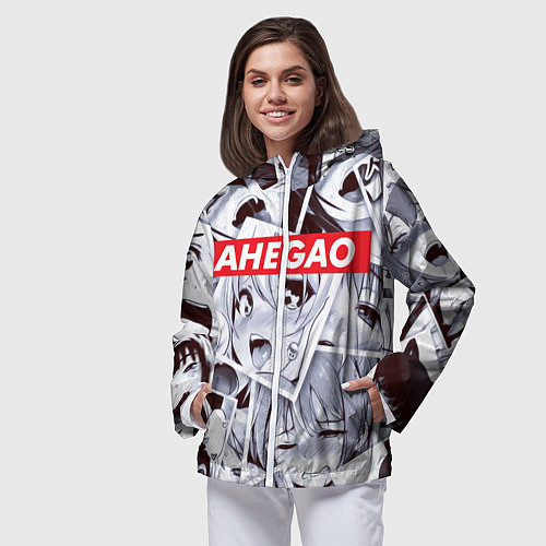 Женская ветровка АХЕГАО / 3D-Белый – фото 3