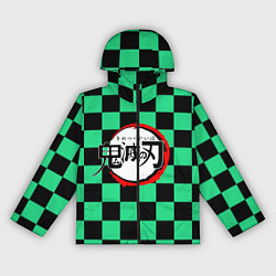 Ветровка с капюшоном женская KIMETSU NO YAIBA, цвет: 3D-черный