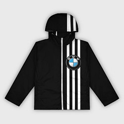 Ветровка с капюшоном женская BMW SPORT, цвет: 3D-белый