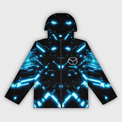 Ветровка с капюшоном женская MAZDA, цвет: 3D-черный