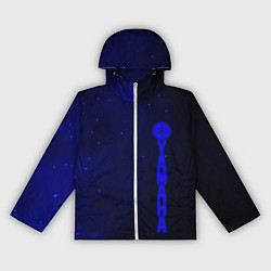 Ветровка с капюшоном женская Yamaha Z, цвет: 3D-белый