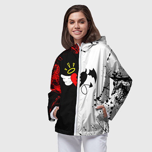 Женская ветровка Payton Moormeier спина / 3D-Белый – фото 3