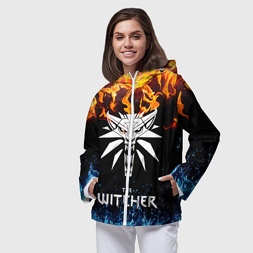 Женская ветровка The Witcher / 3D-Белый – фото 3