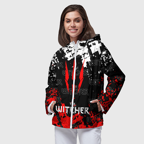 Женская ветровка The Witcher / 3D-Белый – фото 3
