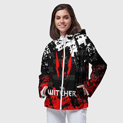 Ветровка с капюшоном женская The Witcher, цвет: 3D-белый — фото 2