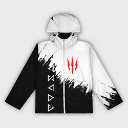 Ветровка с капюшоном женская The Witcher, цвет: 3D-белый