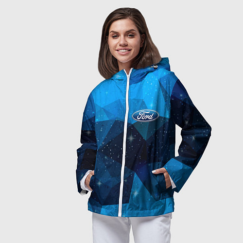 Женская ветровка FORD / 3D-Белый – фото 3