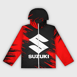 Ветровка с капюшоном женская SUZUKI, цвет: 3D-белый