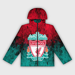 Ветровка с капюшоном женская LIVERPOOL, цвет: 3D-черный