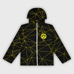 Ветровка с капюшоном женская BORUSSIA, цвет: 3D-белый