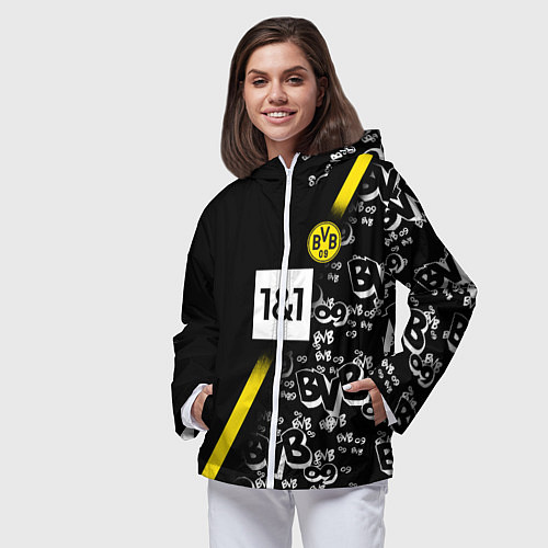 Женская ветровка Dortmund 20202021 ФОРМА / 3D-Белый – фото 3