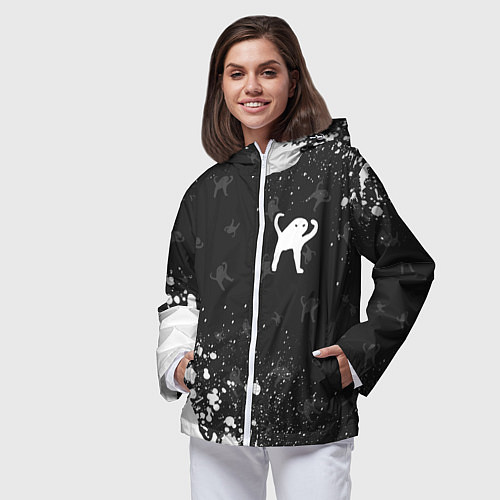 Женская ветровка ЪУЪ СЪУКА / 3D-Белый – фото 3