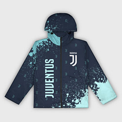 Ветровка с капюшоном женская JUVENTUS ЮВЕНТУС, цвет: 3D-черный