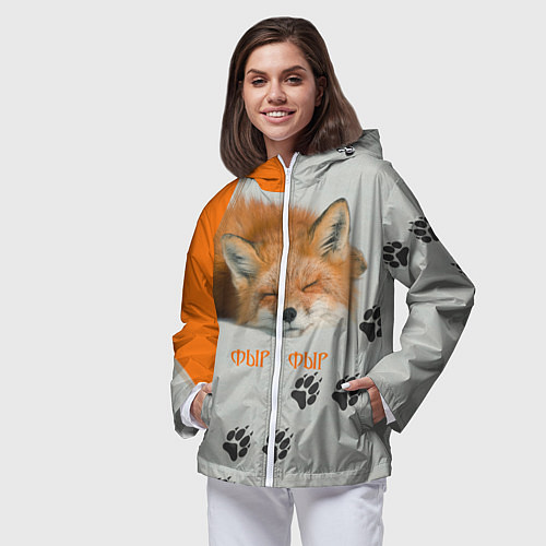Женская ветровка Фыр-Фыр / 3D-Белый – фото 3