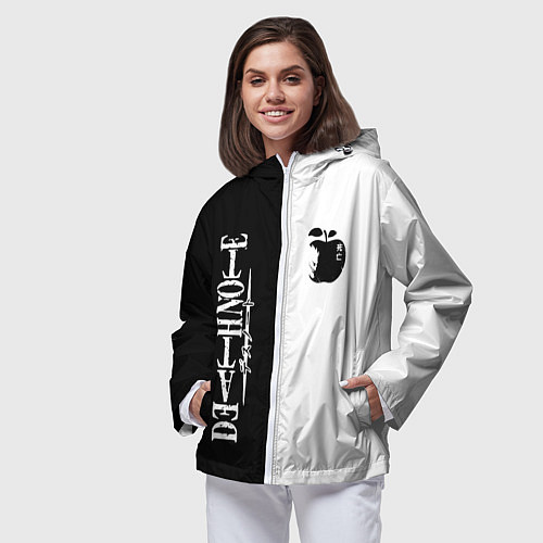 Женская ветровка Death Note / 3D-Белый – фото 3