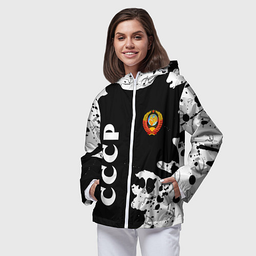 Женская ветровка СССР USSR / 3D-Белый – фото 3