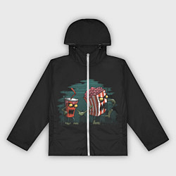 Ветровка с капюшоном женская Zombie, цвет: 3D-белый