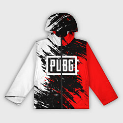 Ветровка с капюшоном женская PUBG, цвет: 3D-черный