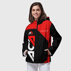 Ветровка с капюшоном женская Iam Fighter Z, цвет: 3D-черный — фото 2
