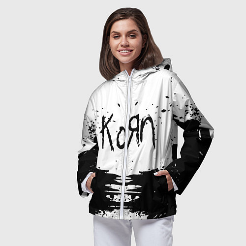 Женская ветровка Korn / 3D-Белый – фото 3