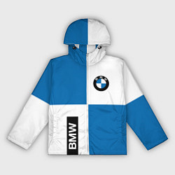 Ветровка с капюшоном женская BMW, цвет: 3D-белый