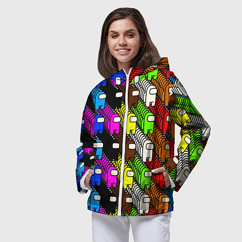 Женская ветровка AMONG US / 3D-Белый – фото 3