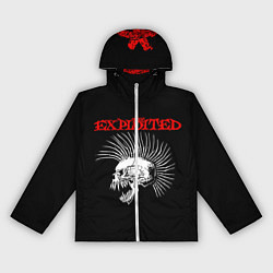 Ветровка с капюшоном женская The Exploited, цвет: 3D-белый