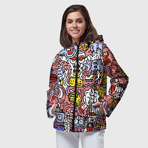 Женская ветровка Tosh / 3D-Черный – фото 3