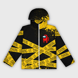 Ветровка с капюшоном женская AMONG US Амонг Ас, цвет: 3D-белый