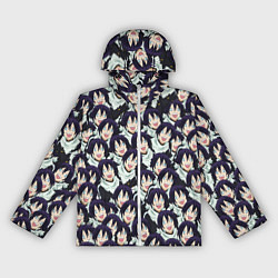 Ветровка с капюшоном женская ЯТО БЕЗДОМНЫЙ БОГ, цвет: 3D-белый