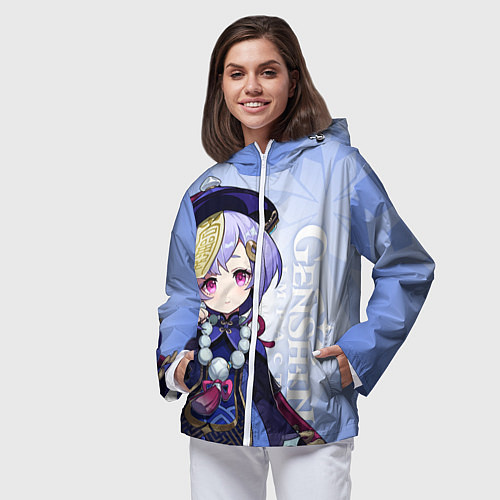 Женская ветровка GENSHIN IMPACT, ЦИ ЦИ, / 3D-Белый – фото 3