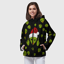 Ветровка с капюшоном женская Прощай 2020, цвет: 3D-черный — фото 2