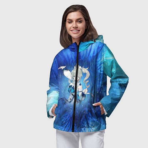 Женская ветровка Барбара Genshin Impact / 3D-Черный – фото 3