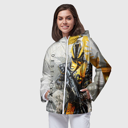Женская ветровка DESTINY, WARLOCK / 3D-Белый – фото 3