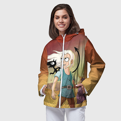 Женская ветровка Разочарование / 3D-Белый – фото 3