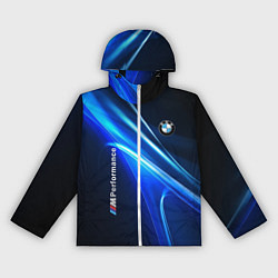 Ветровка с капюшоном женская BMW, цвет: 3D-белый