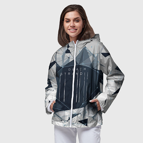 Женская ветровка DEATH STRANDING / 3D-Белый – фото 3