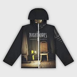 Ветровка с капюшоном женская Little Nightmares 2, цвет: 3D-белый