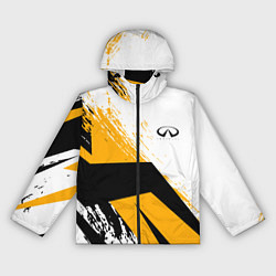 Ветровка с капюшоном женская Infinity Инфинити Z, цвет: 3D-черный