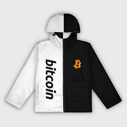 Ветровка с капюшоном женская БИТКОИН BITCOIN Z, цвет: 3D-черный