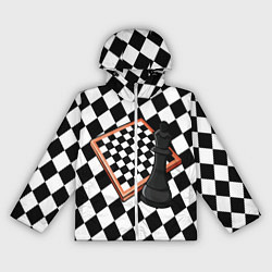 Женская ветровка Шахматы