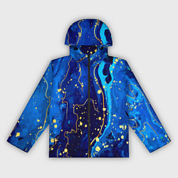 Ветровка с капюшоном женская СИНИЙ ГРАНИТ, цвет: 3D-черный