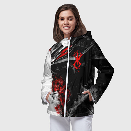Женская ветровка BERSERK БЕРСЕРК / 3D-Белый – фото 3